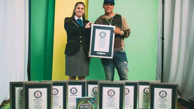 Daddy Yankee consigue 10 récords Guinnes