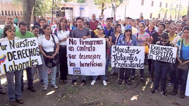 Paro de docentes en Barinas