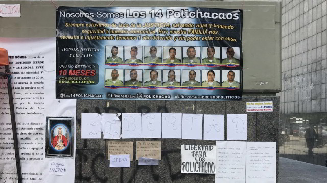 Policías de Chacao presos