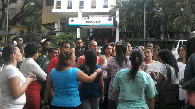 Protestas de los trabajadores de la morgue de Bello Monte