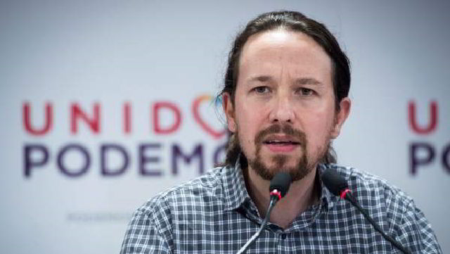 Pablo Iglesias, líder de Podemos en España