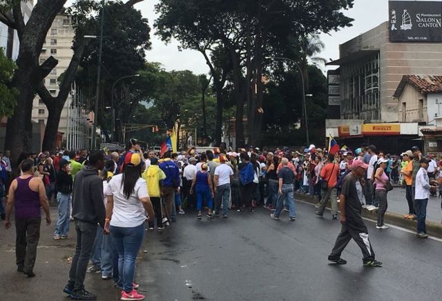 Protesta en Caracas