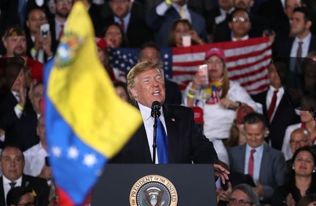 Donald Trump, discurso sobre Venezuela