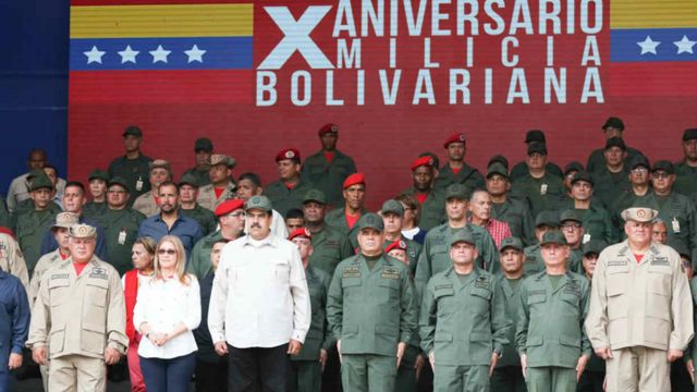Maduro y la Milicia Bolivariana