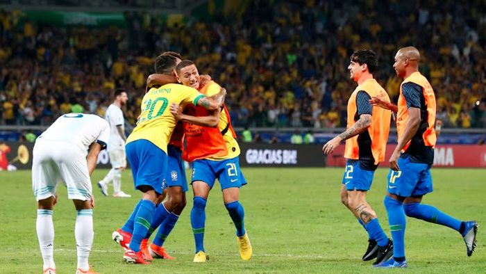 Brasil venció a Argentina en semifinales de la Copa América 2019