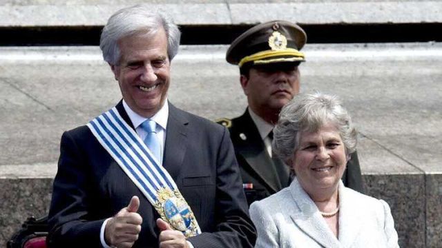 Presidente de Uruguay y su esposa