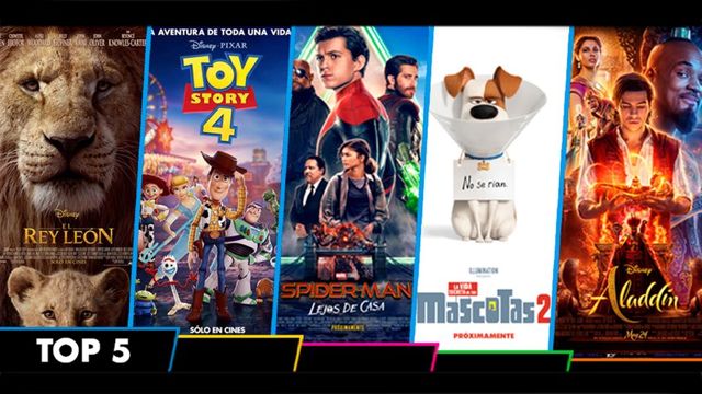 Top 5 estrenos de películas en Venezuela