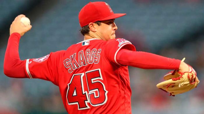 Tyler Skaggs, lanzador de los Angelinos de Los Ángeles