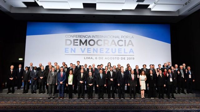 Grupo de Lima, Conferencia Internacional por la Democracia en Venezuela