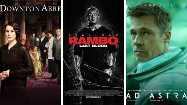 "Downton Abbey", "Rambo" y "Ad Astra".