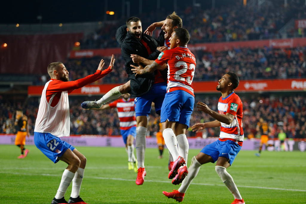 El Granada de Yangel Herrera y Darwin Machís avanza a semifinales de Copa del Rey.