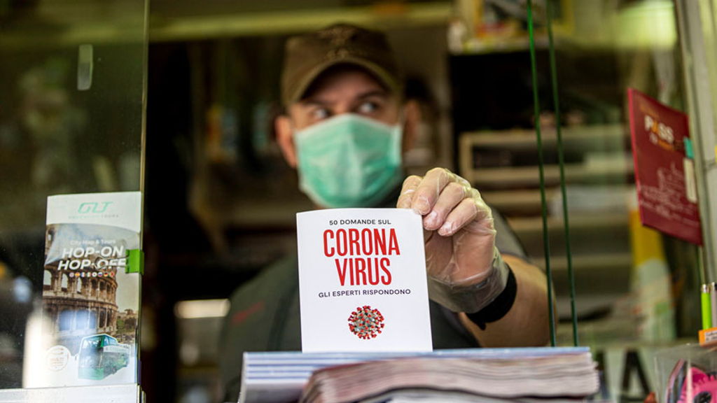 Muertes por coronavirus en Italia