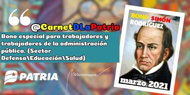 Simón Rodríguez marzo