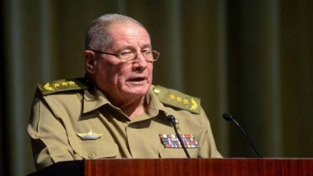 Estados Unidos sancionó al ministro de Fuerzas Armadas de Cuba