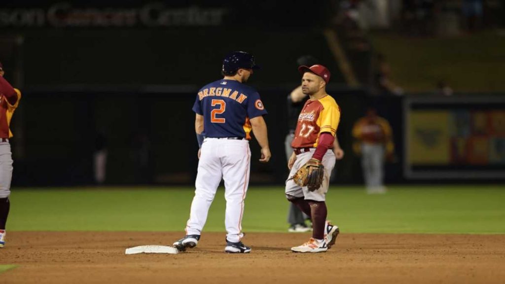 Venezuela se quedó con el triunfó ante los Astros de Houston