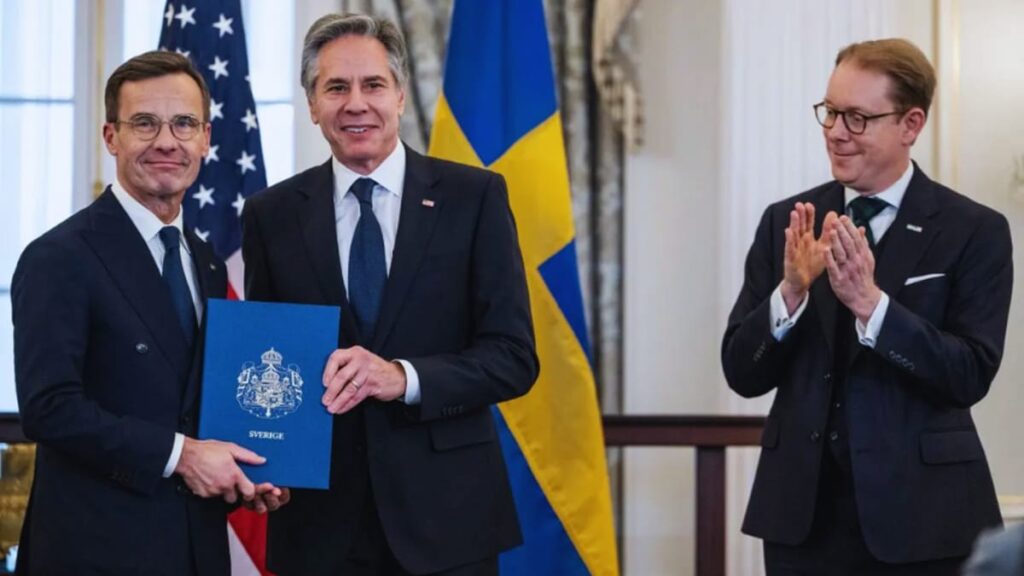 Suecia ingresó oficialmente a la OTAN