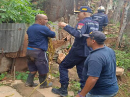 adolescente arrastrado quebrada