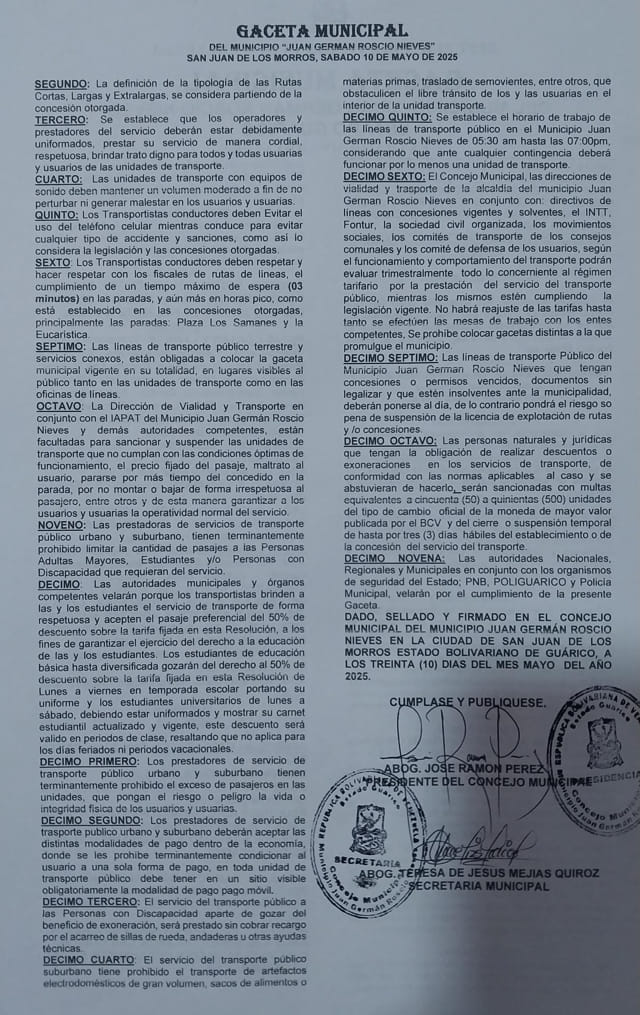 aumento pasaje 