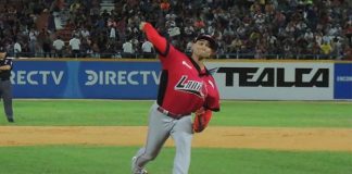Pitcher de los Cardenales de Lara