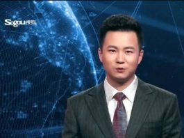 Noticiero presentado por robot en China