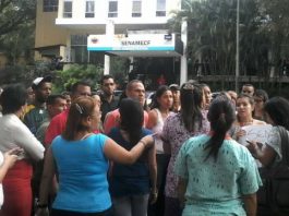 Protestas de los trabajadores de la morgue de Bello Monte