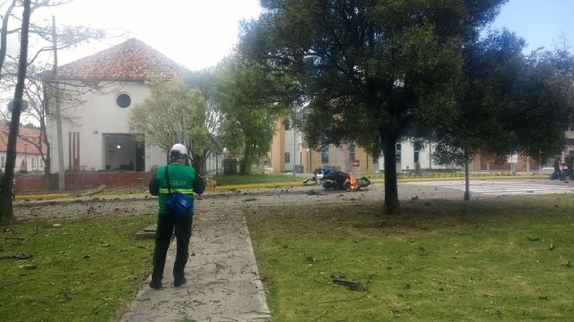 Carro bomba en Bogotá