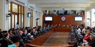 Sesión de la OEA