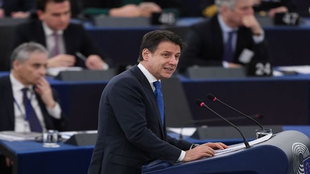 Giuseppe Conte, primer Ministro de Italia