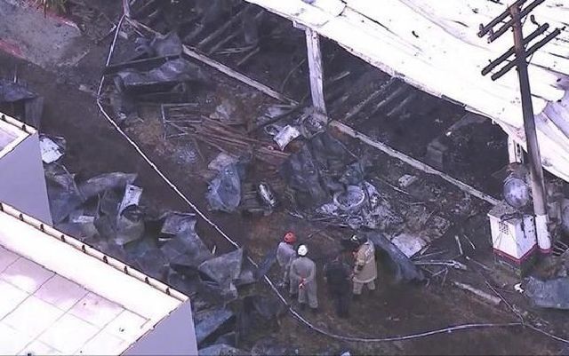 Incendio en el complejo deportivo del Flamengo