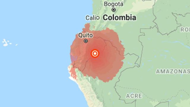 Sismo en ecuador