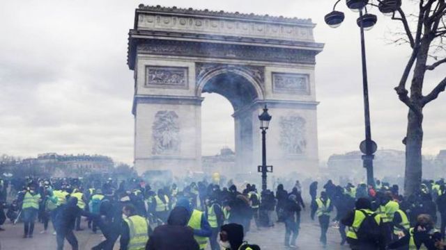 Protestas en París