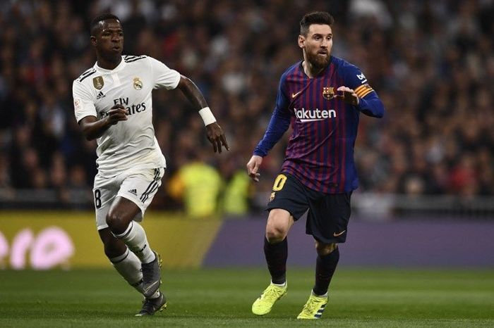 Vinicius Jr y Messi