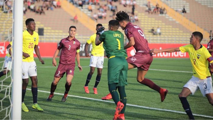 Venezuela vs Ecuador, Sudamericano sub 17.