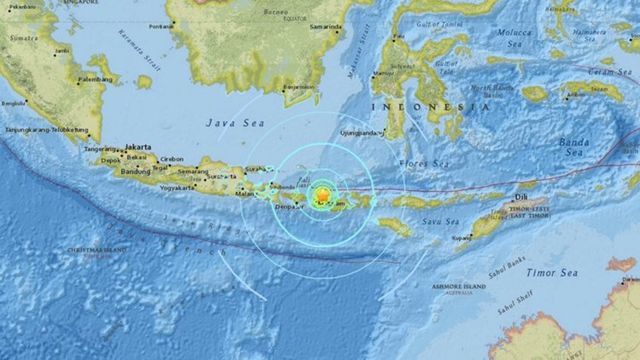 Terremoto en Indonesia