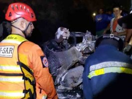 Accidente de tránsito en la autopista Valencia-Puerto Cabello