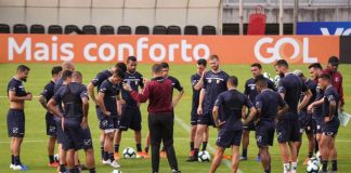 Entrenamiento de La Vinotinto.