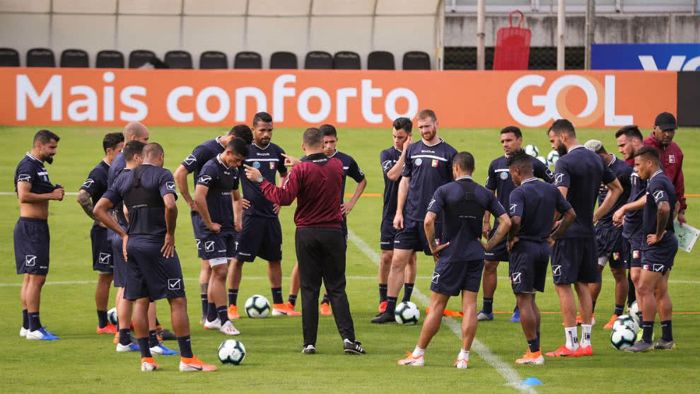 Entrenamiento de La Vinotinto.