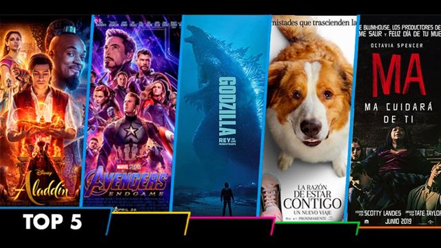 Top 5 de la cartelera de cine nacional