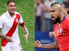 Paolo Guerrero y Arturo Vidal