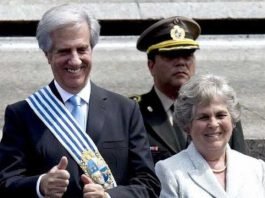 Presidente de Uruguay y su esposa