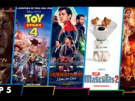 Top 5 estrenos de películas en Venezuela