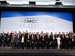 Grupo de Lima, Conferencia Internacional por la Democracia en Venezuela
