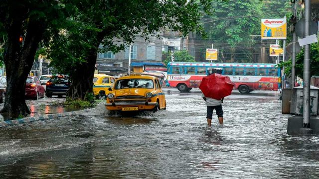 Lluvias en la India