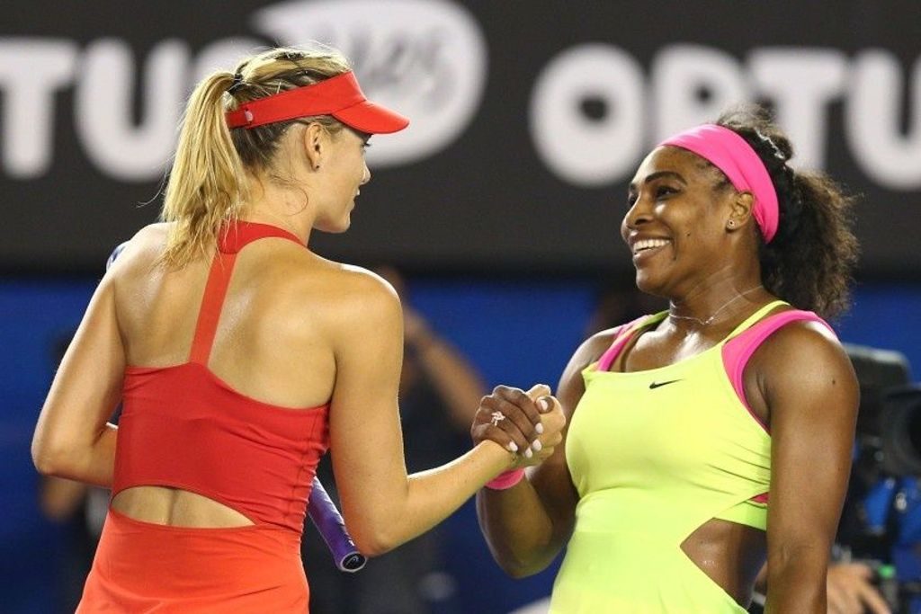 María Sharapova y Serena Williams