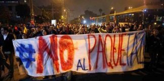 Protestas en Ecuador