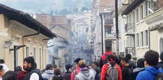 Protestas en Ecuador