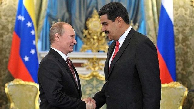 Vladimir Putin y Nicolás Maduro.