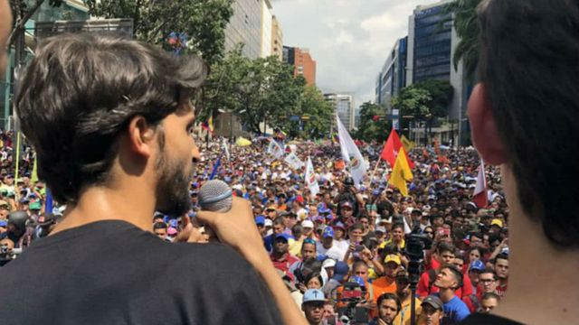 David Sosa, convoca a los estudiantes para marchar este jueves, a Fuerte Tiuna.