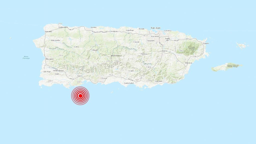 Terremoto en Puerto Rico.
