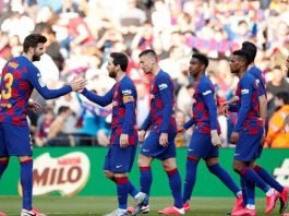 Poker de Messi en la victoria del Barcelona ante Eibar